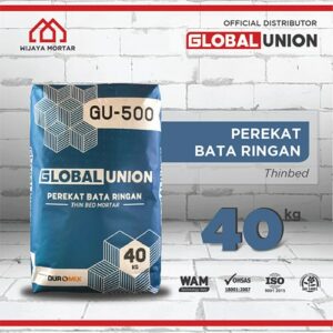 Semen Mortar Perekat Hebel/Lem Hebel Global Union 40 Kg